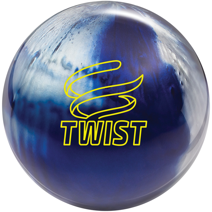 Twist Blue Silver bowling ball-1