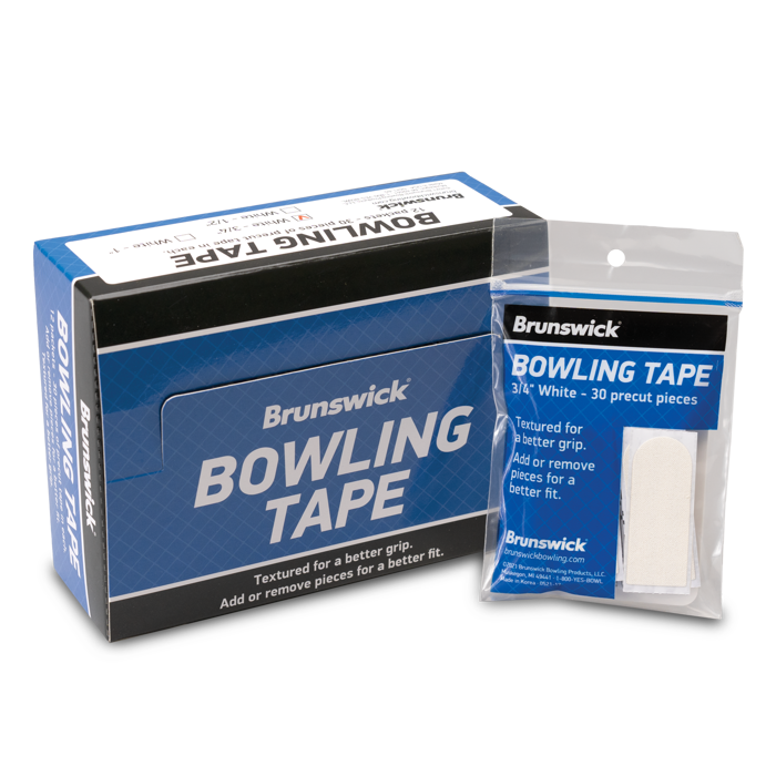 Brunswick 250 Piece Roll 1 Inch White Bowling Tape for sale online 
