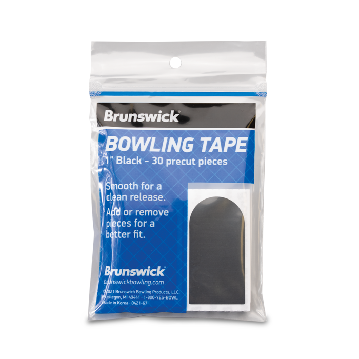 NEW Brunswick Bowlers Tape 250 Piece Roll 3/4in Black 