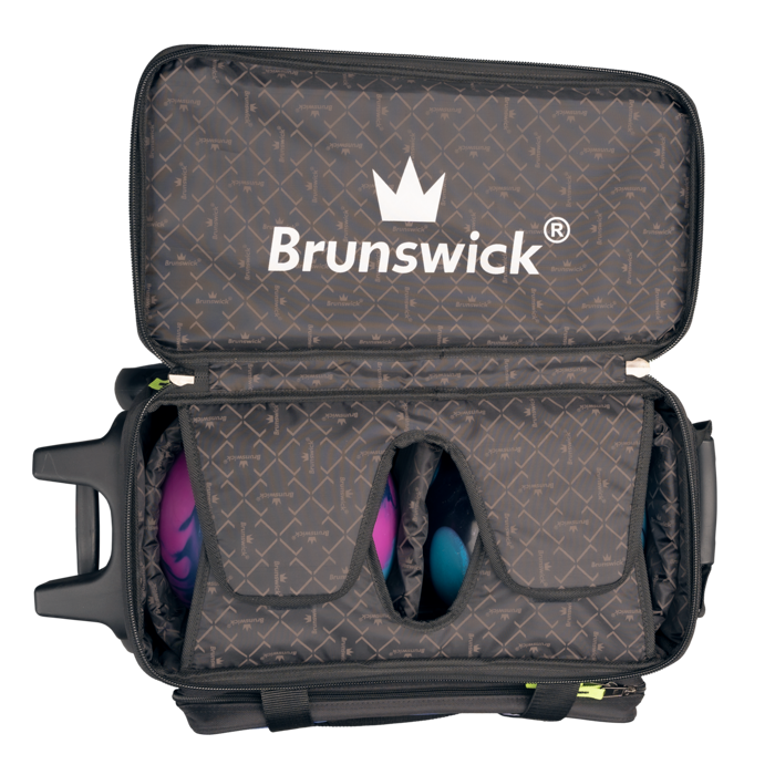 っておりま Brunswick Double Roller Bowling Bag (Black) :B0B3XWL1NX:TREND ...