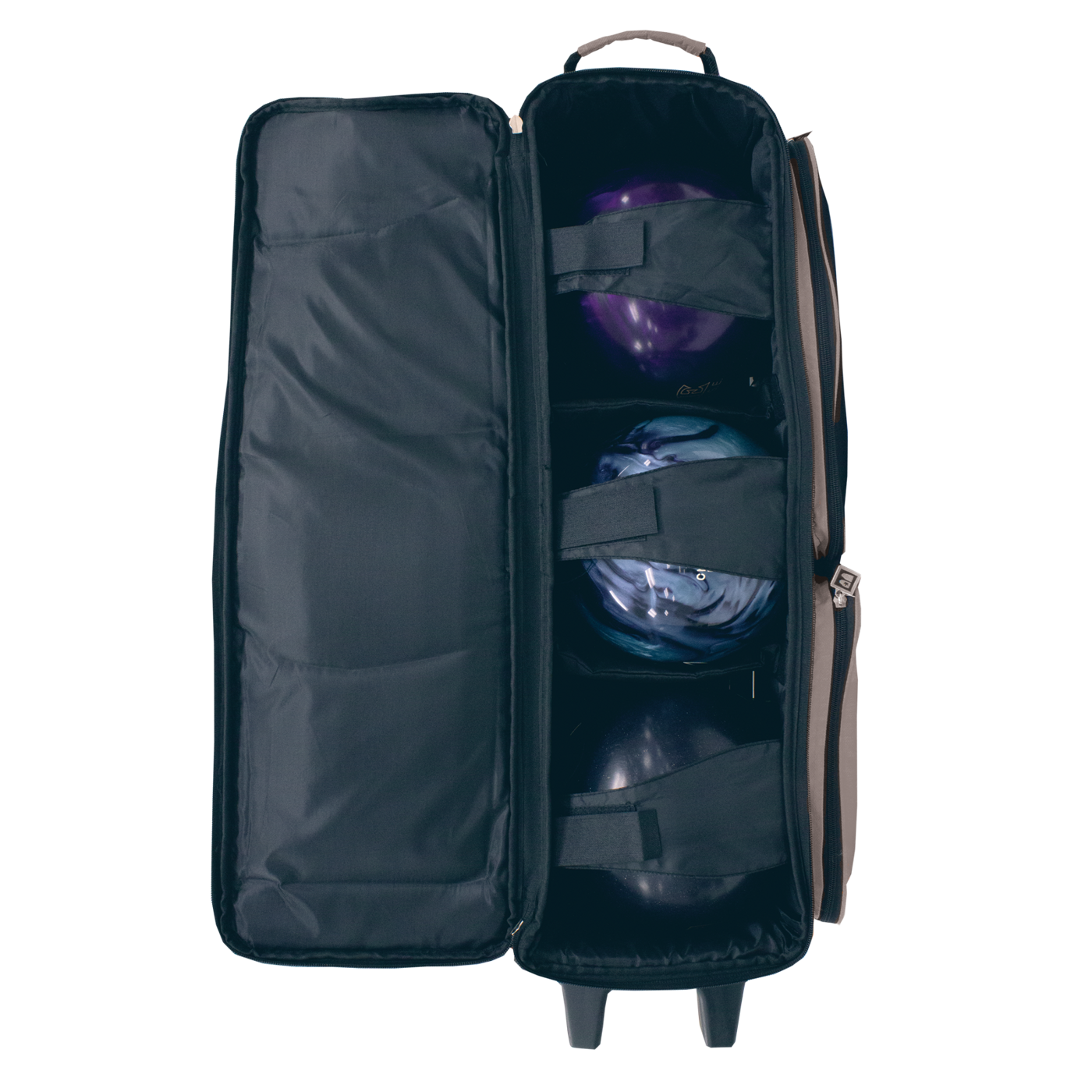 Edge Triple Roller Black Brunswick Bowling