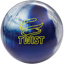Twist Blue Silver bowling ball-1