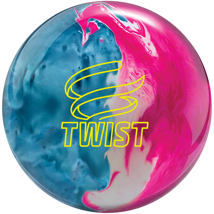 Twist Sky Blue Pink Snow bowling ball-1