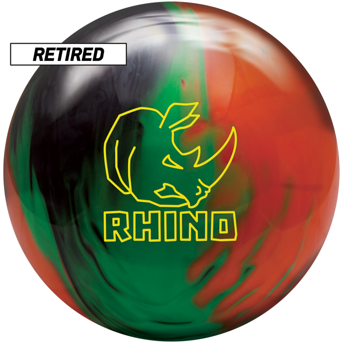 Retired Rhino Black Green Orange Pearl ball-1