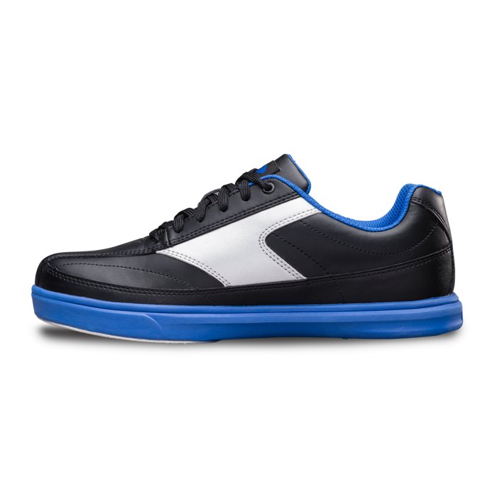 Mens Brunswick RENEGADE Bowling Shoes Black/Blue Sizes 6-11 & Blue 1 Ball Bag 