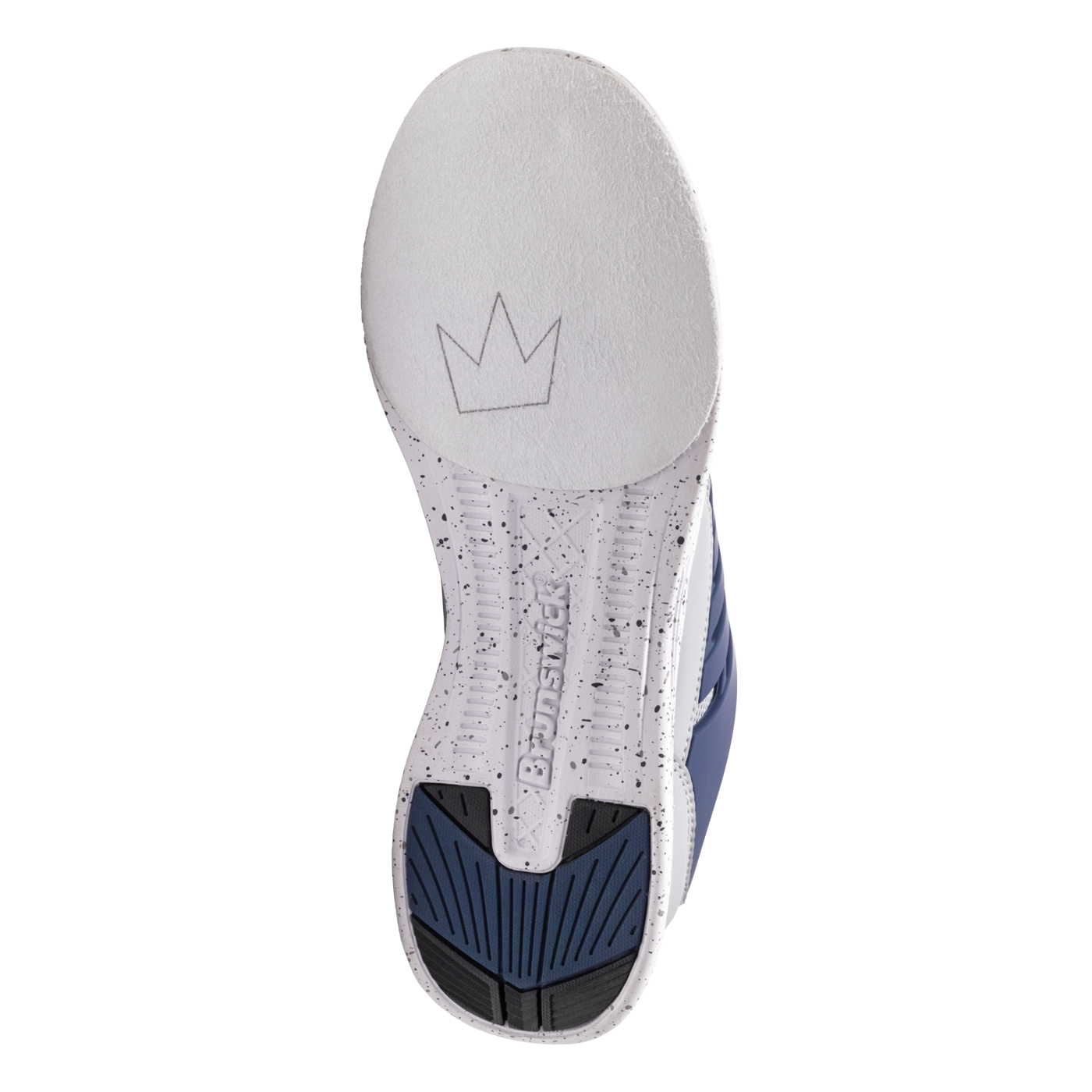 Brunswick Avalanche Herren Bowlingschuhe Größe 45 - Schwarz Mit Gleitsohle