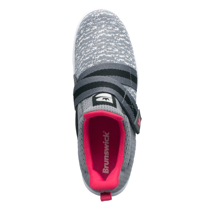 Top view of the Grey and Pink Versa shoe-6