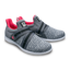 Pair of Grey and Pink Versa shoes facing right-5