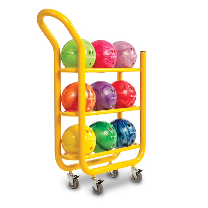 3 Tier Ball Cart. Yellow-1