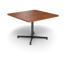 Center Stage Table Height Square Table. Oiled Cherry & Black Weldment-1