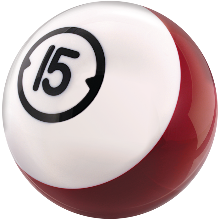 Pyramid Clear 8 Ball Billiard Bowling Ball