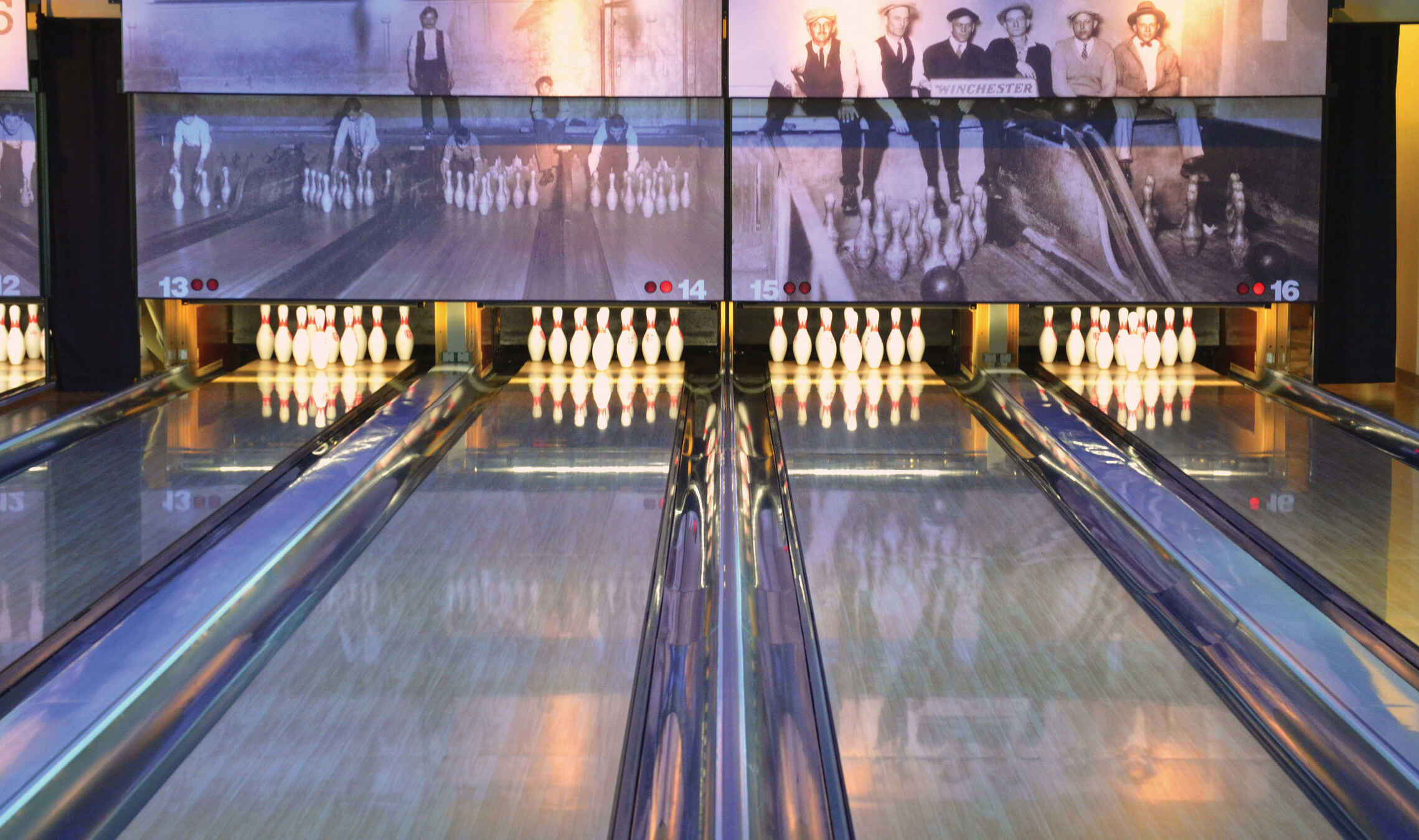 Pinstripes Brunswick Bowling