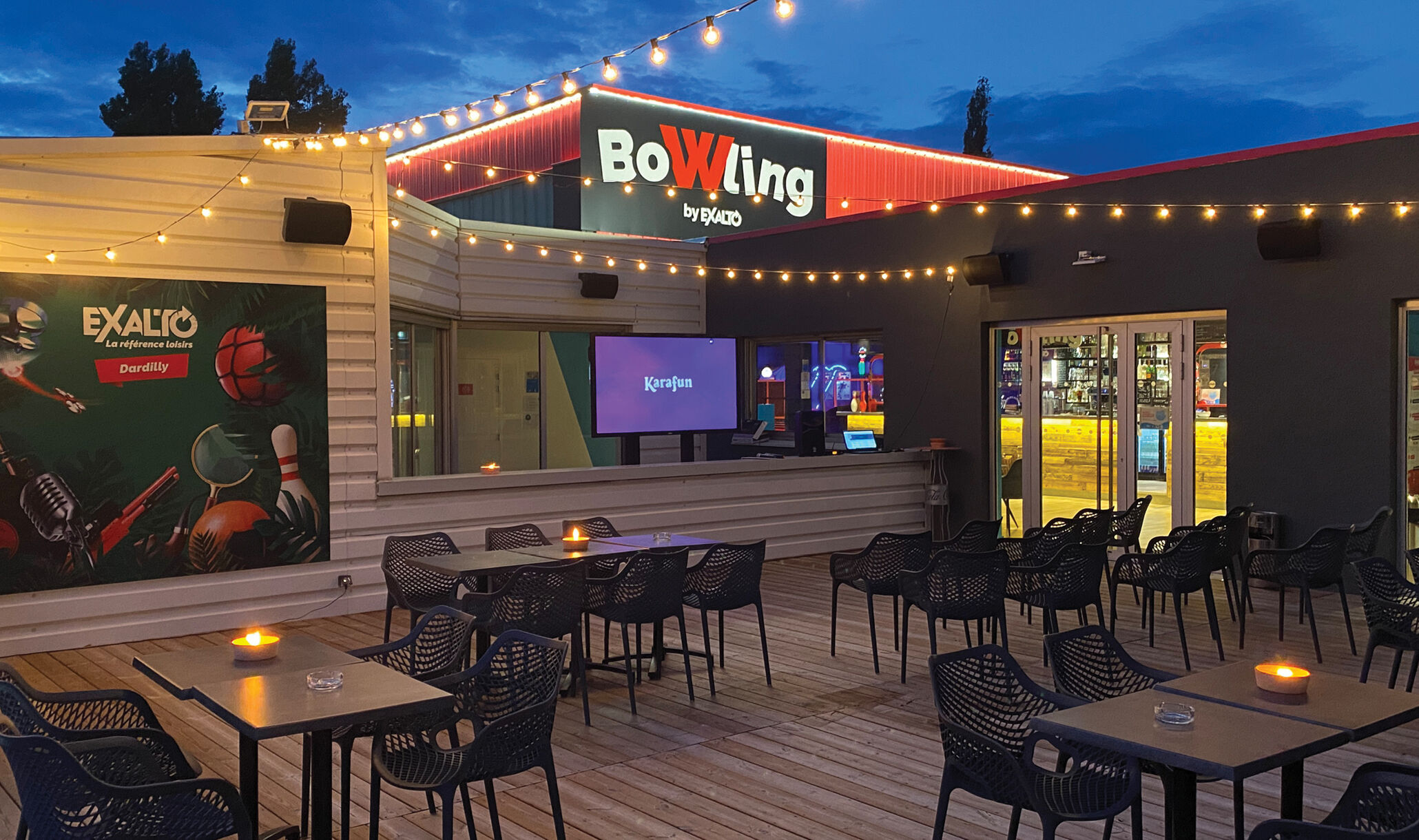 Bowling by Exalto, Dardilly, France - Dusk on the Patio-1
