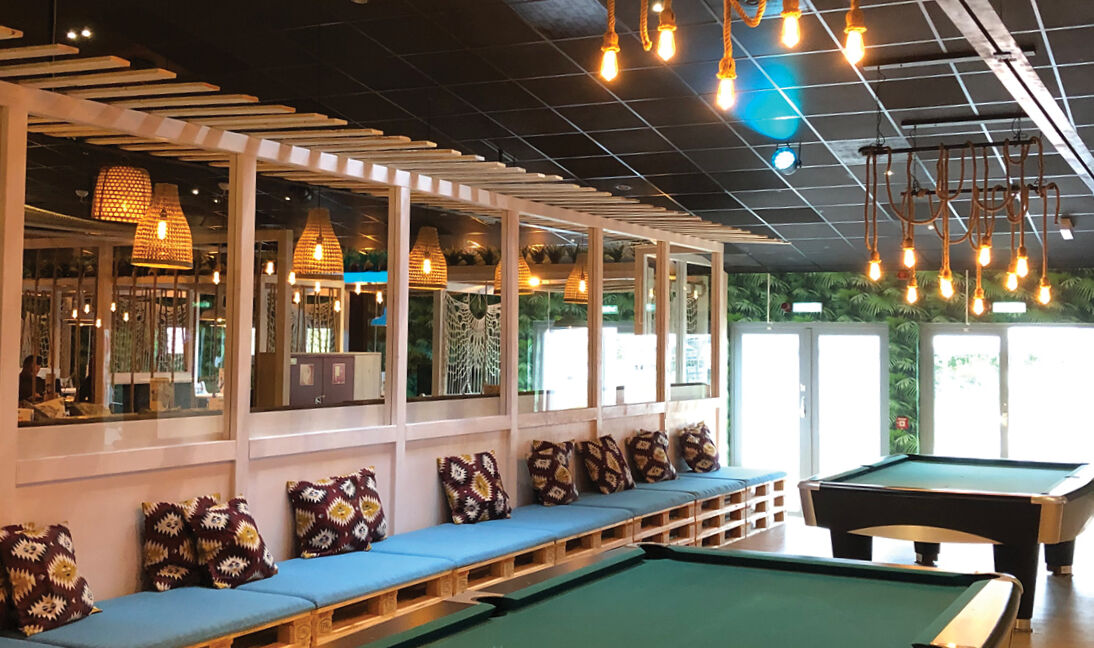 Mauritius Beach Restaurant Bowling Müenster Germany 16X9 04-3