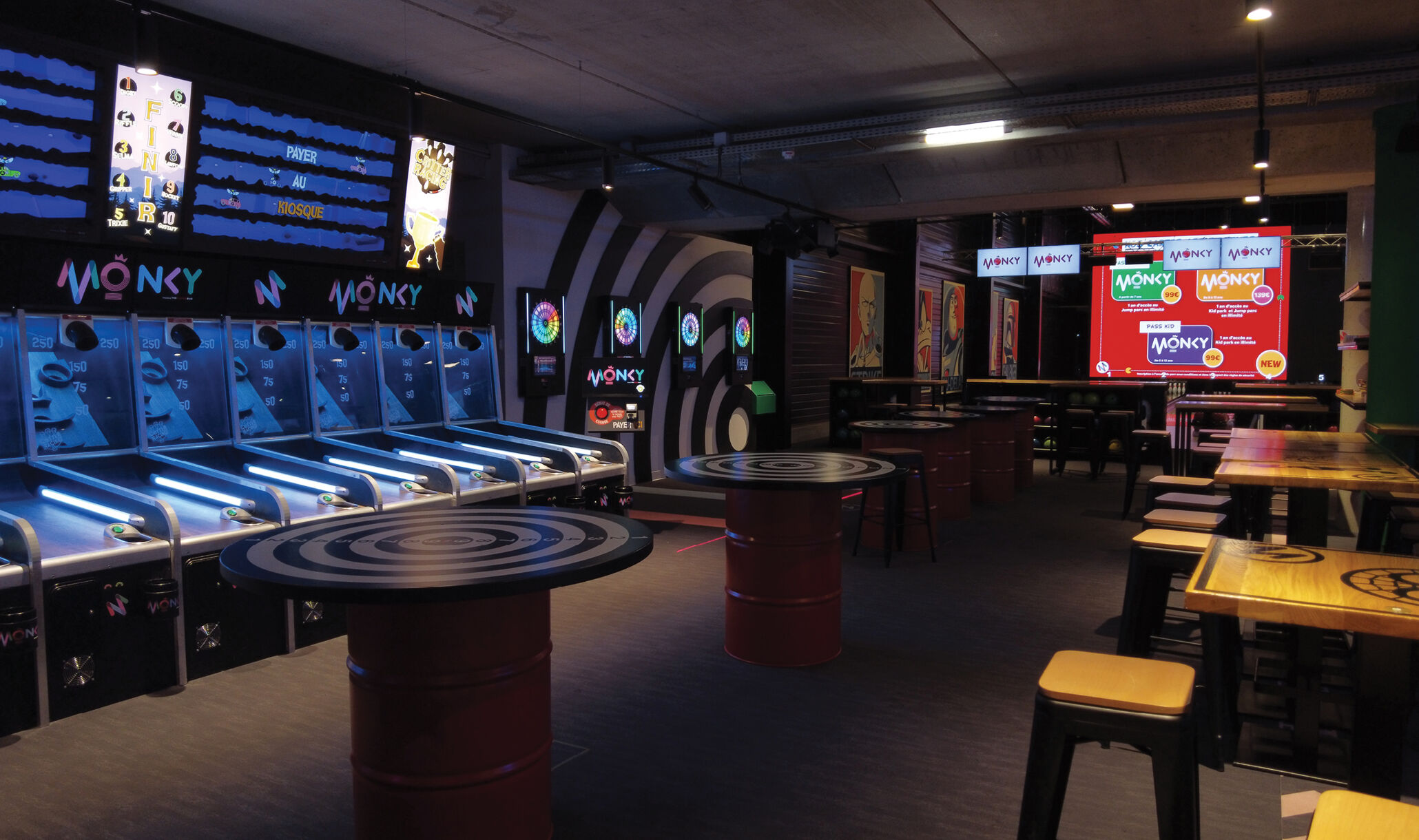 Monky - Estillac, France - Skeeball-2