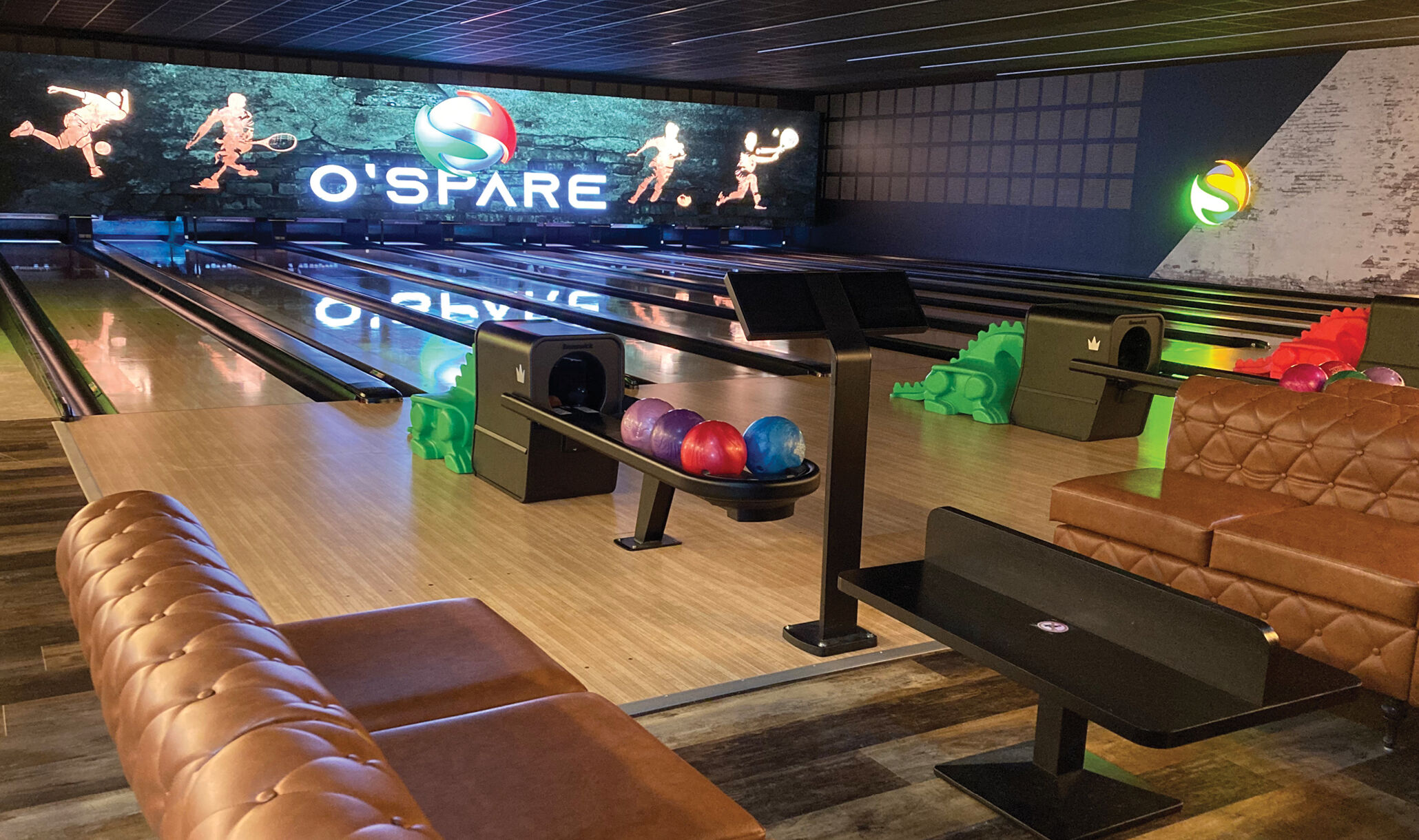 OSpare - Bourg-Achard, France - Bowling lane seating-1