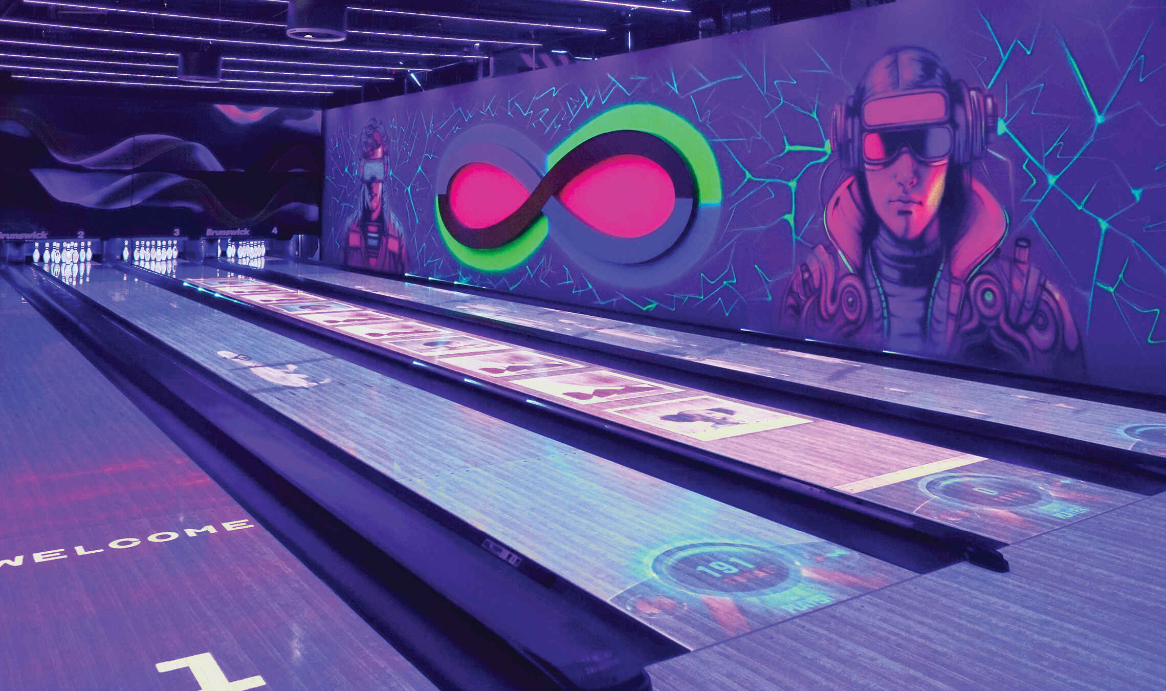 Boule Brunswick Twist sky blue pink snow - BOWLING LA MATENE Boule Brunswick Twist sky blue pink snow - BOWLING LA MATENE