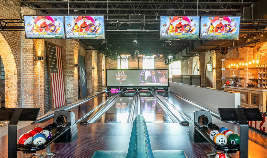 Red Stick Social  Brunswick Bowling