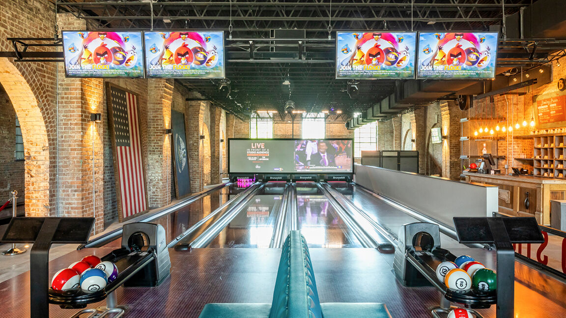 Red Stick Social  Brunswick Bowling