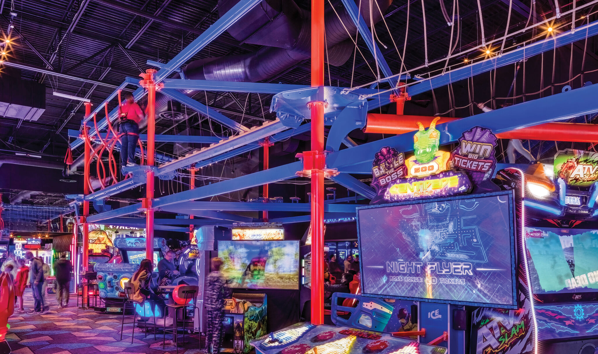 Strike + Reel, Garland, TX - Ropes Course-3