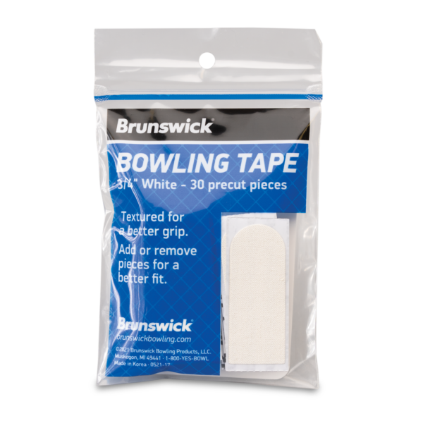 Brunswick Bowling Tape White in single pouch