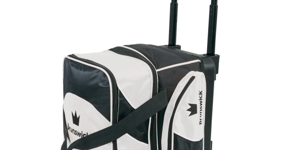 Brunswick Edge Single Roller Bowling Bag- White