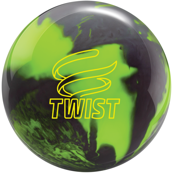 Twist Neon Green Black bowling ball