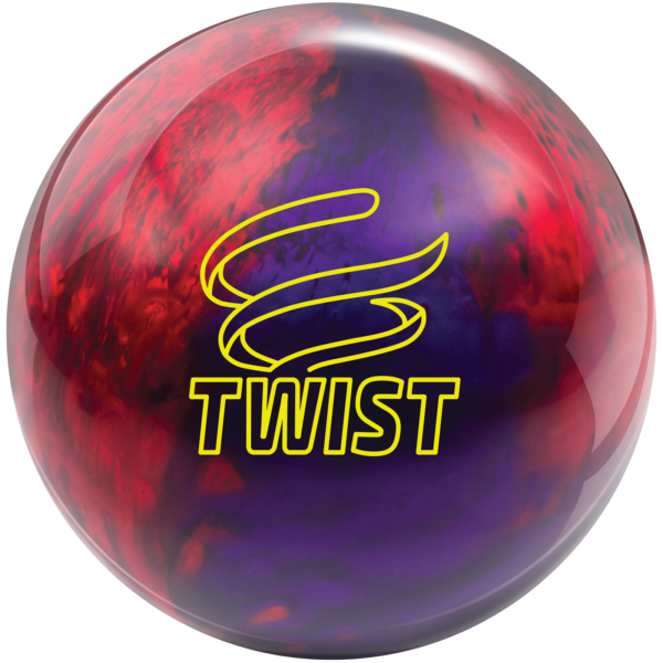 Twist Red Purple bowling ball