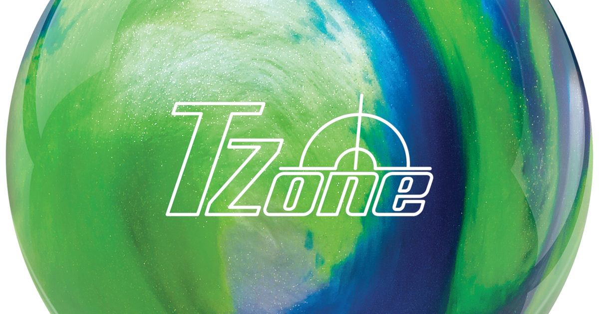 Bowling Ball & Tasche Set Brunswick TZone Ocean Reef 6-16 lbs Blitz grün blau 