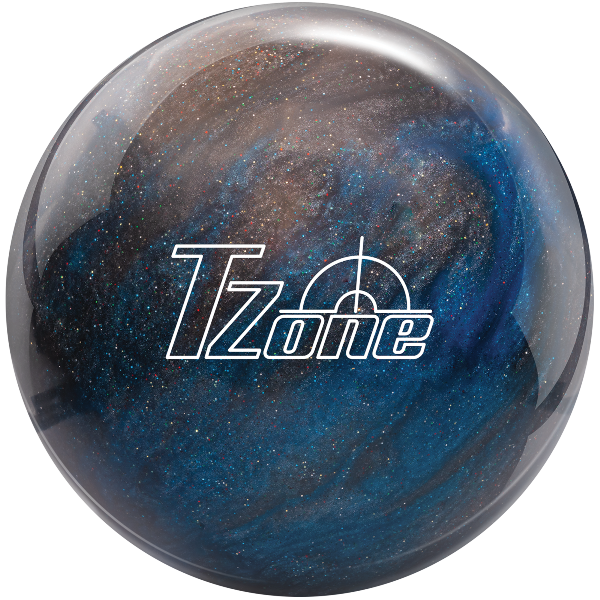 Caribbean Blue Brunswick T-Zone PRE-DRILLED Bowling Ball