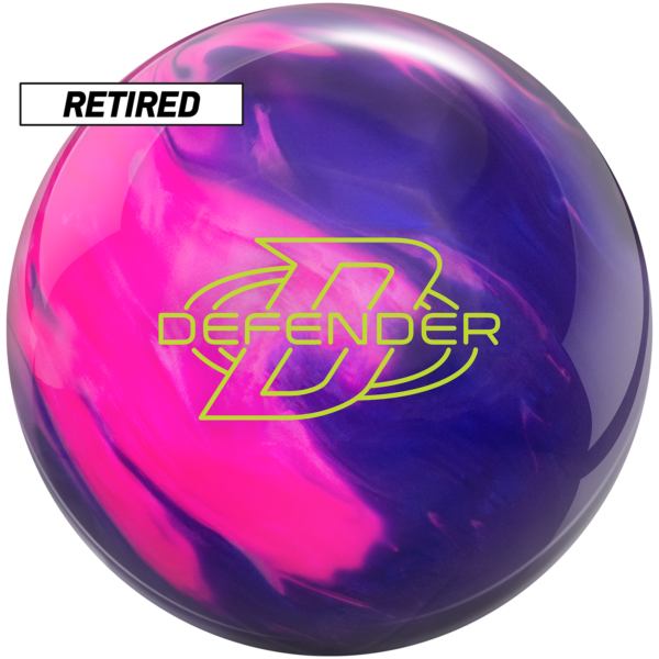 Retired defender hybrid bowling ball