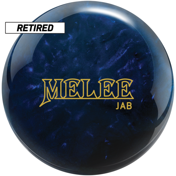 Retired Melee Jab Midnight Blue bowling ball