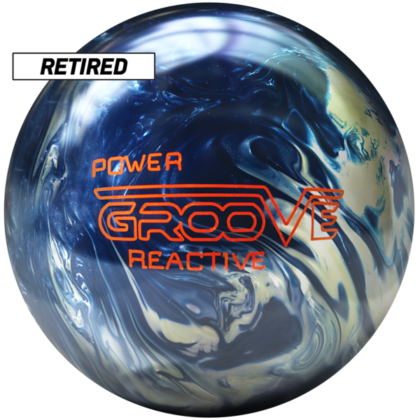 Retired Power Groove Blue Pearl Ivory ball