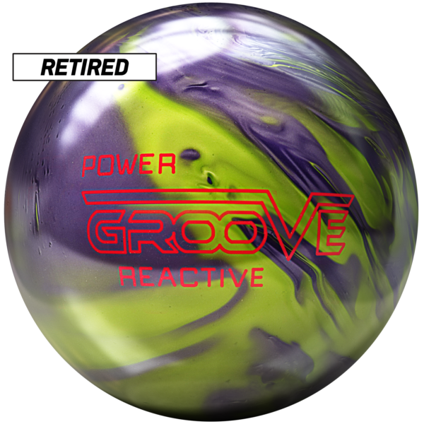 Retired Power Groove Lime Lavender Pearl ball