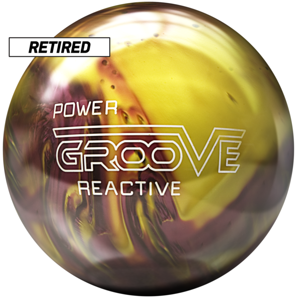 Retired Power Groove Merlot Gold Pearl ball