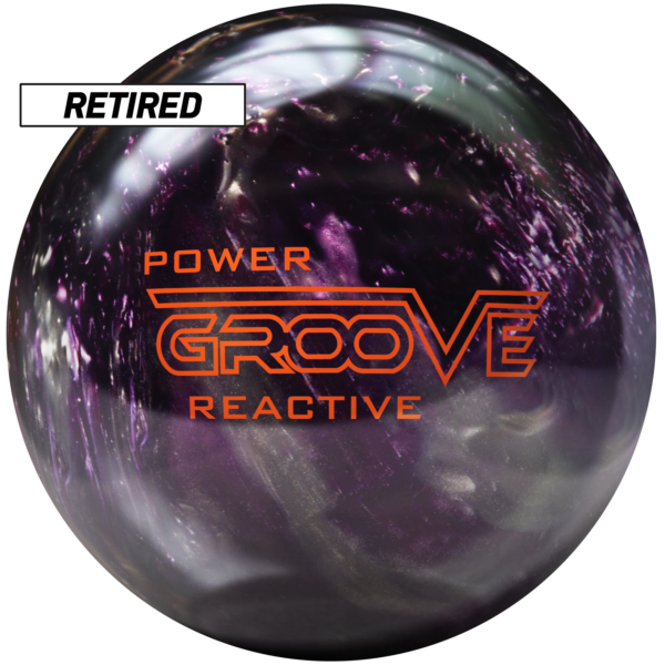 Retired Power Groove Purple Silver Pearl ball