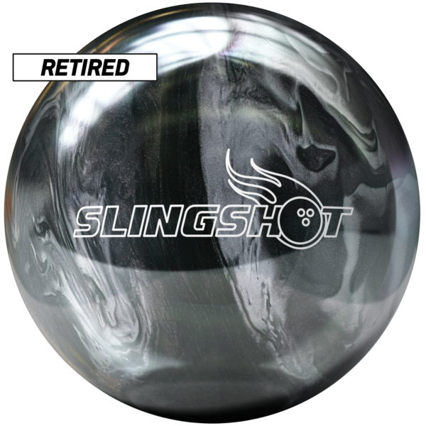Retired Slingshot Silver Black Pearl ball