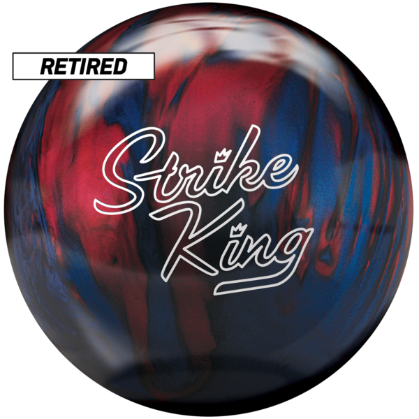 Retired Strike King Blue Red Pearl ball