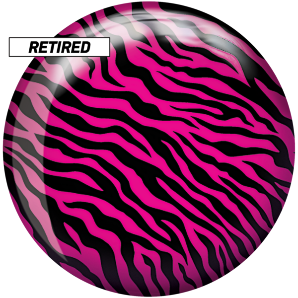 Retired Pink Zebra Viz-A-Ball