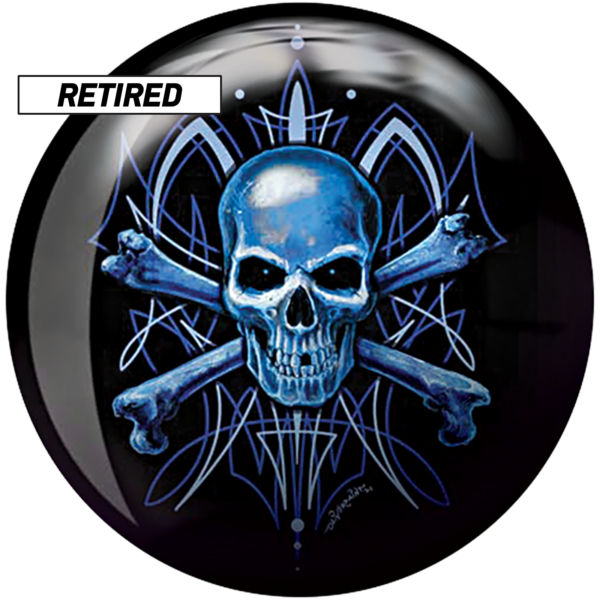 Retired Skull Viz-A-Ball front side