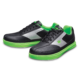Pair of Black and Neon Green Renegade shoes facing left, for Renegade Youth Black / Neon Green (thumbnail 6)