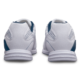 Heel view of both White and Navy Blue Mystic shoes, for Mystic - White / Navy (thumbnail 4)