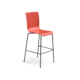 Center Stage Barstool. Cafe Sienna Plyform with Black Weldment, for Barstool - Bent Plywood (thumbnail 1)