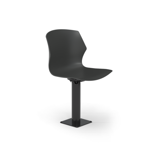 Center Stage - Fixed Plastic Seat.  Color: Road with Black leg.