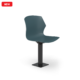 NEW Center Stage - Fixed Plastic Seat.  Color: Gray Blue with Black leg., for Plastic Single Seating (thumbnail 1)