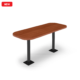 NEW Center Stage Onlane Dining Table. Oiled Cherry Top & Black Legs., for Onlane Dining Table - 64" x 28" (thumbnail 1)