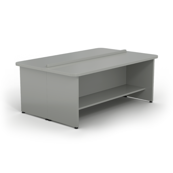 Center Stage double coffee table. Fashion Grey finish