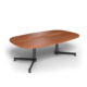 Center Stage Super Elliptical Table. Oiled Cherry & Black Weldment., for Super Elliptical Coffee Table (thumbnail 1)