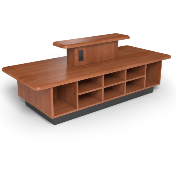 Center Stage, Tiered Coffee Table with Oiled Cherry Finish