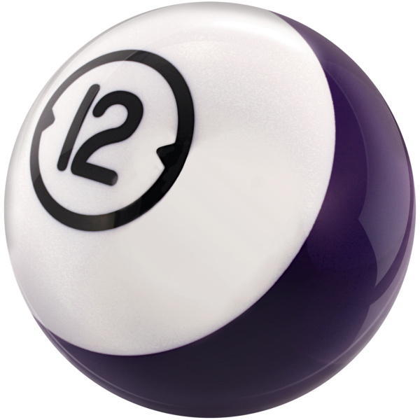 Billiards House Ball number 12 twelve pound